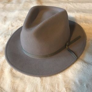 NWT Brixton Coleman Fedora Aluminum